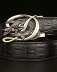 BeltCrocodile Buckle Men Belt Real Cowhide Automatic Buckle Casual