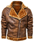 Men Suede Leather Jacket