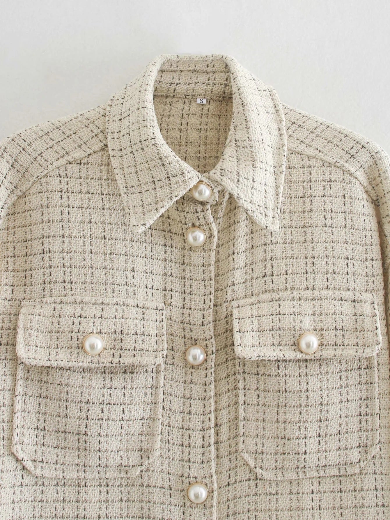 Women Plaid Pattern Thick SHIRT