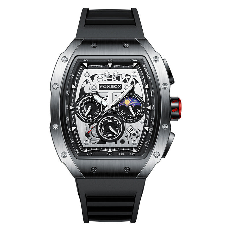 Hollow Multifunctional Waterproof Watch men