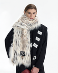 Faux Fur Mink-Like Scarf – Korean Luxe Warmth for Men