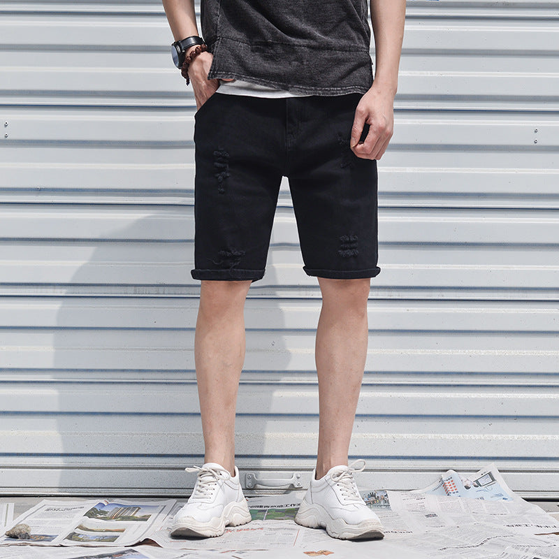 Men&#39;s denim shorts