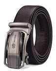 Men's Leather Belt Business Automatic Buckle Belt