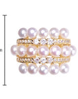 Freshwater Pearl Multi-Bead Ring