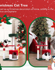 33 Inch Christmas Style Cat Climbing Frame  ( USA ONLY + 3 TO 5 DAYS SHIPPING)