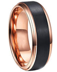 Two Tone Tungsten Steel Ring Men's Jewelry