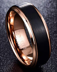 Two Tone Tungsten Steel Ring Men's Jewelry