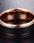 Two Tone Tungsten Steel Ring Men's Jewelry