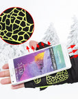 Fingerless Outdoor Sports Bike Lighting Gloves