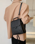 Ladies Fashion Backpack Shoulder Bag Can Shoulder Simple Messenger Bag