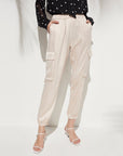 Women’s Micro-Elastic High-Waist Slimming Straight Pants – Casual Comfort & Flattering Fit