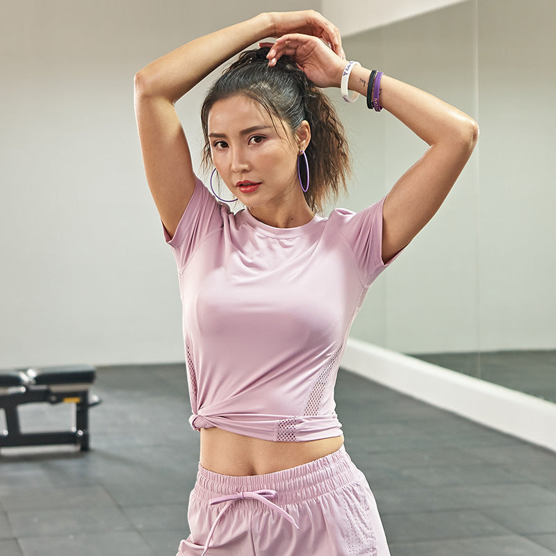 Women Slim Fit Running Quick Drying T Shirt