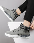 Outdoor simple Shoes Men Breathable CasualComfortable Shoes Men Comfortable High-Top Men Sneakers