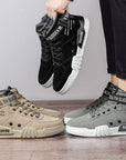 Outdoor simple Shoes Men Breathable CasualComfortable Shoes Men Comfortable High-Top Men Sneakers