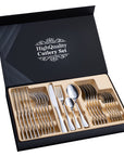 Stainless Steel Cutlery Set 24-Piece Gift Cutlery Steak Cutlery Gift Box