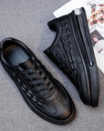 Trendy Leather Men's Shoes Fashion Casual Sneakers