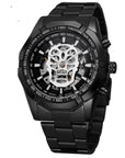 Automatic Steel Strap Skeleton  Watch Men