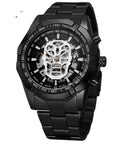 Automatic Steel Strap Skeleton  Watch Men