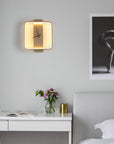 Nordic Wall Lamp Bedroom Bedside Lamp Clock Modeling Lamp