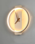 Nordic Wall Lamp Bedroom Bedside Lamp Clock Modeling Lamp