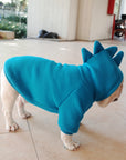 Pet Apparel Fleece Solid Color Hoodie