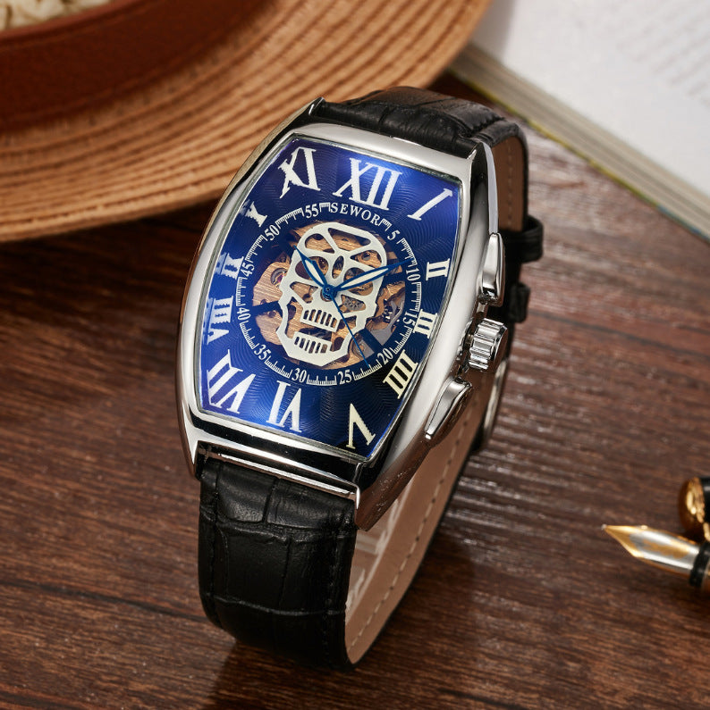 Hollow Transparent Bottom Men&#39;s Mechanical Watch