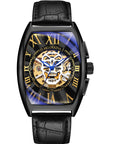 Hollow Transparent Bottom Men's Mechanical Watch