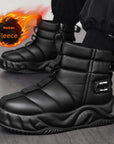 High-top Snow Boots Fur Men's Warm Slugged Bottom Cotton Shoes