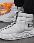 High-top Snow Boots Fur Men's Warm Slugged Bottom Cotton Shoes