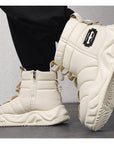 High-top Snow Boots Fur Men's Warm Slugged Bottom Cotton Shoes