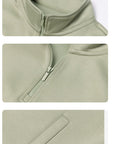 Collar Half Zipper Sweater