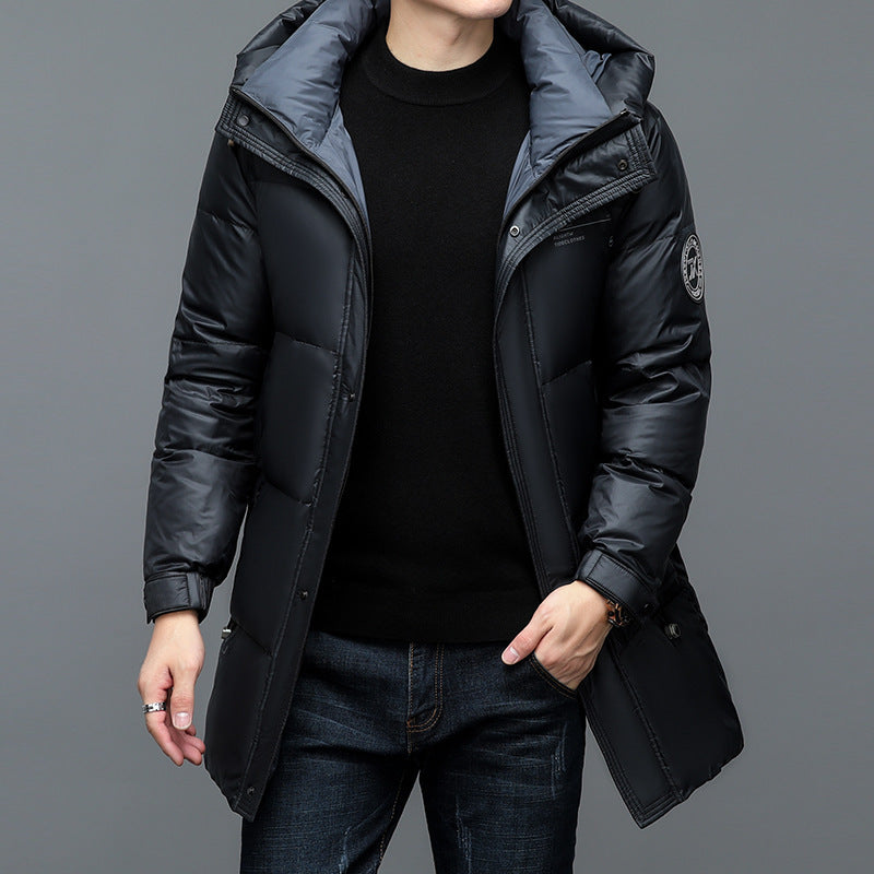 Men&#39;s Duck Down Warm Thick Coat