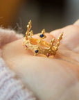 Vintage castle crown ring FOR WOMEN