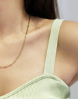 Women's Double Layered Chain Collarbone