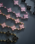 Women’s Flower Rhinestone Bracelet – Sparkling Zircon Copper Hand Jewelry
