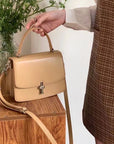 Crossbody Genuine Leather Saddle Bag Women