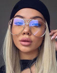 Women's  Lens Sunglasses Gradient Color