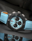 Men’s Chronograph Quartz Wristwatch – Sapphire Crystal, Stainless Steel Case