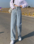 Wide Leg Jeans For Women Bottom Baggy Denim Pants Trousers