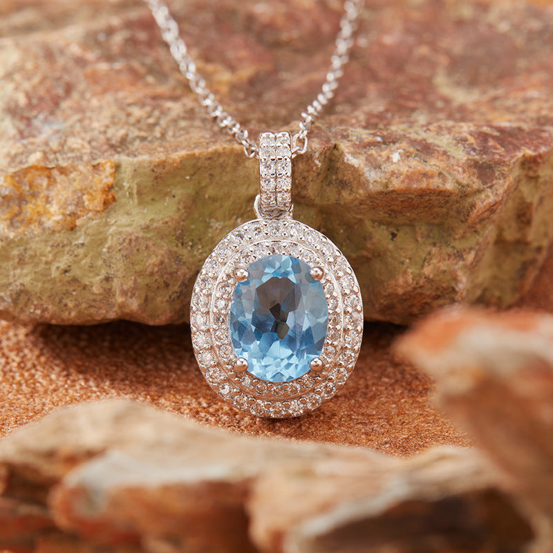 Women&#39;s natural Gemstone Necklace