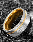 Men's Fashion Damascus  Steel Ring ( 3 to 7 Days shipping)