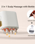 2 In 1 Electric Scalp Massager And Hair Oil Applicator Hair Massager Scalp Applicator Brush For Hair Treatment Growth AliFinds