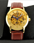 Men's Fashion Hollowed-out Automatic Mechanical Watch