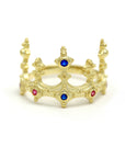 Vintage castle crown ring FOR WOMEN