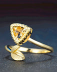 Natural Citrine Ring FOR WOMEN