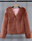 Fashionable imitation fox fur coat fur coat fur coat fur coat short style