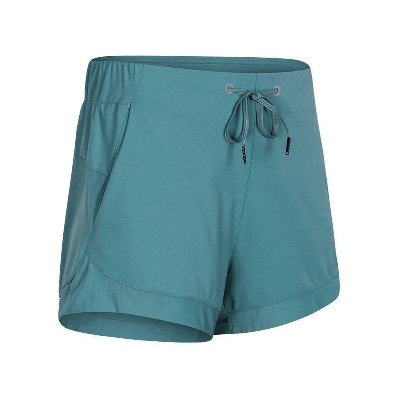 Women’s Elastic Lace-Up Track Shorts – Sporty Comfort Meets Casual Style