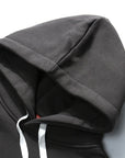 Men’s Hip Hop Winter Hoodie – Fleece Sweatshirt with Deer Print