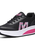 women Mesh sponge cake rocking shoes