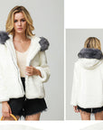 Artificial Faux fur plush loose coat